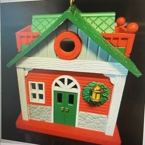 VTG 1991 NATIONAL RENNOC Christmas HOUSE ornament
